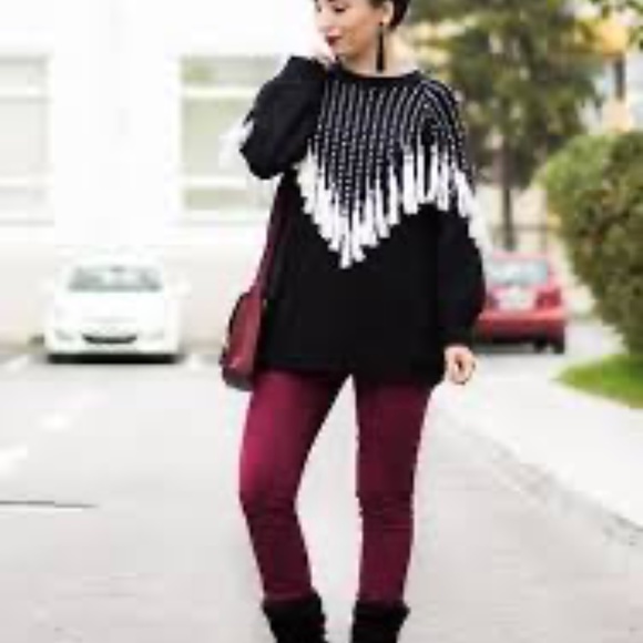 Wildfox Sweaters - Wildfox effi tassel fringe knit sweater